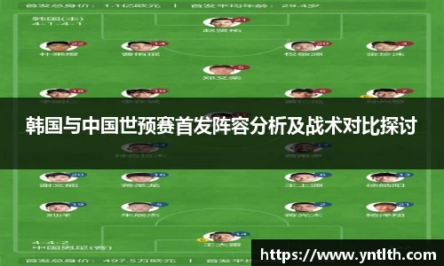 韩国与中国世预赛首发阵容分析及战术对比探讨